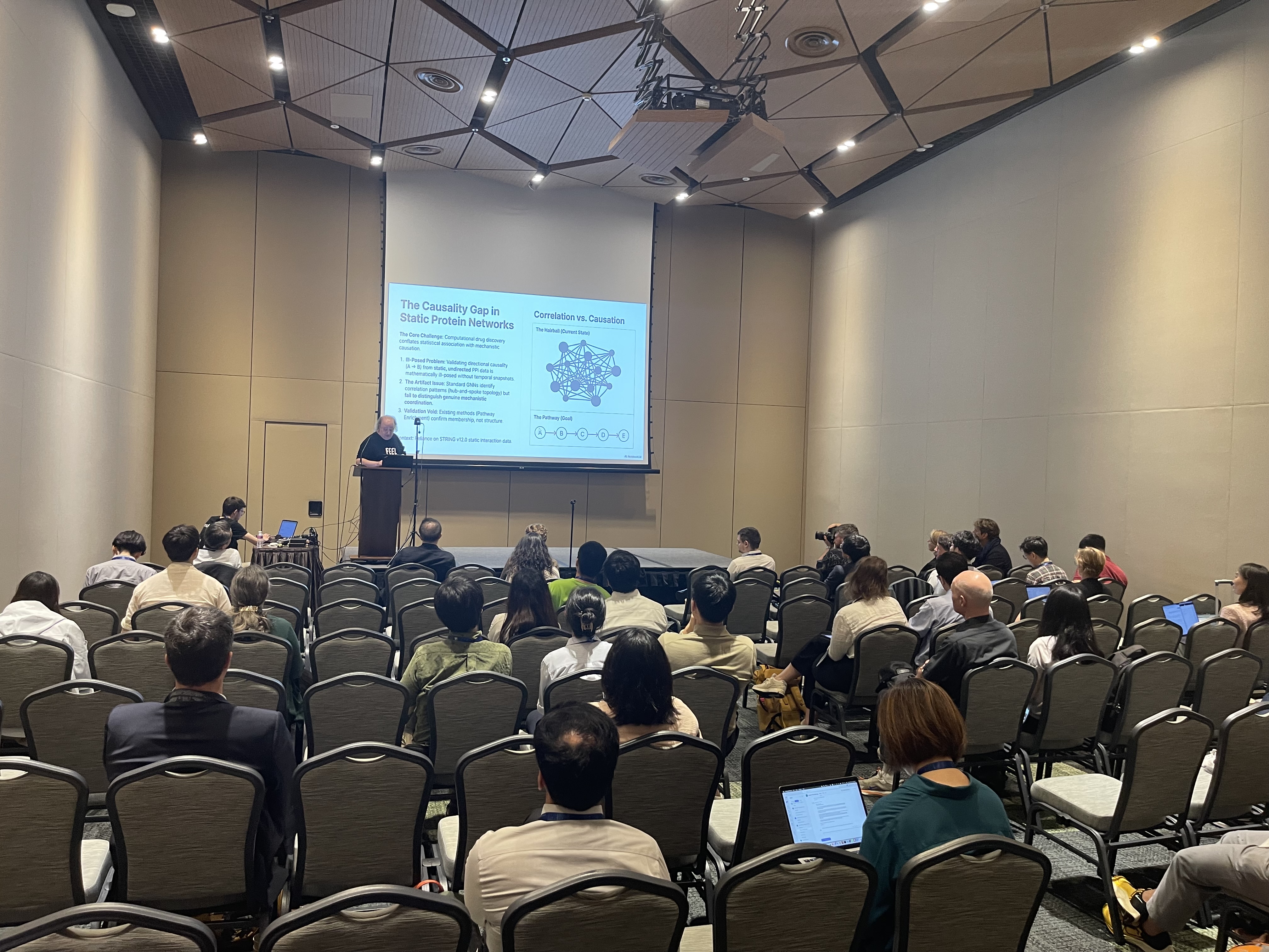 Our bio research presented at AAAI conference